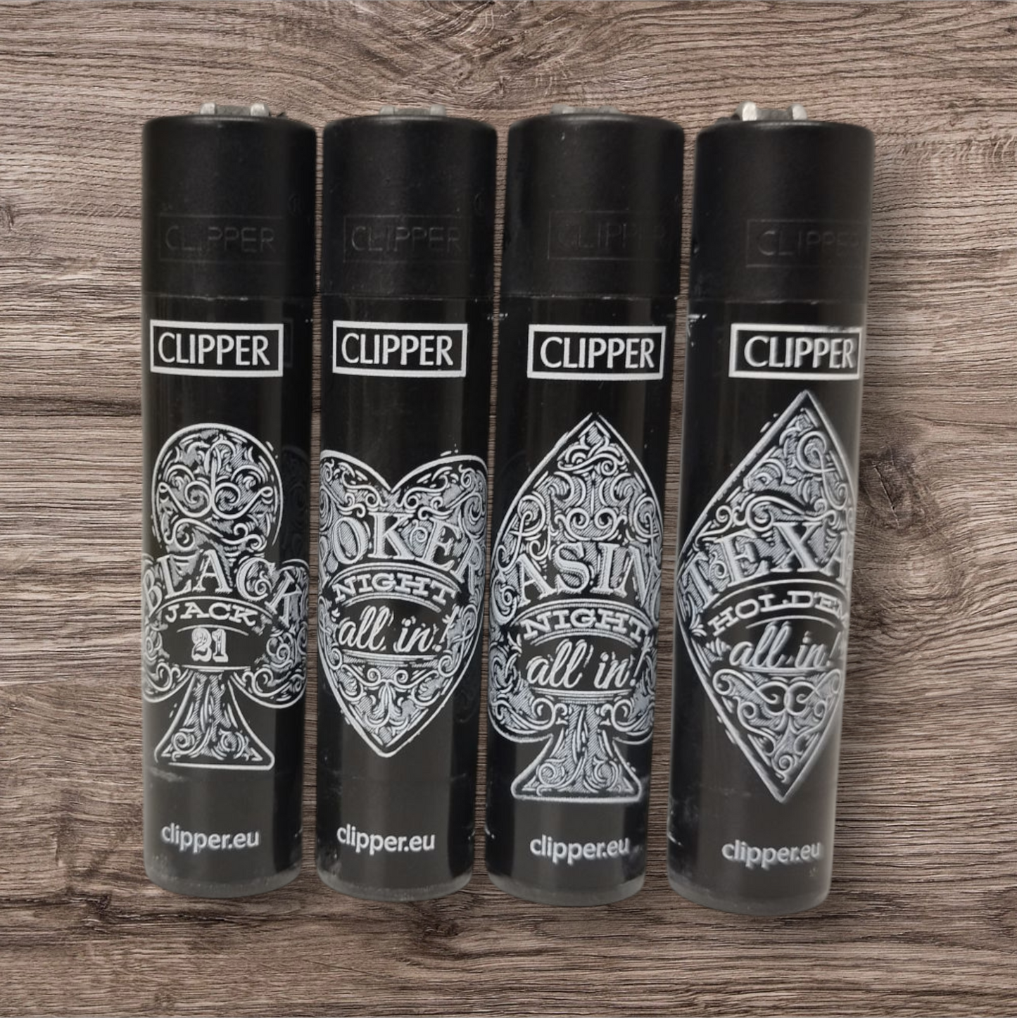 Clipper Large 4er Set - Games 18 - Red Pin