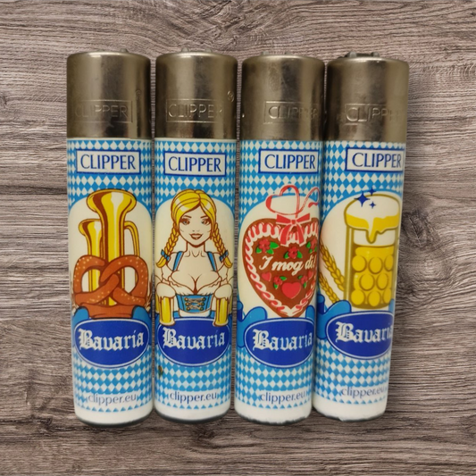 Clipper Large 4er Set - Bavaria - Red Pin
