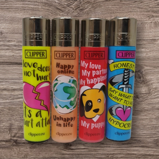 Clipper Large 4er Set - Love Quotes -
