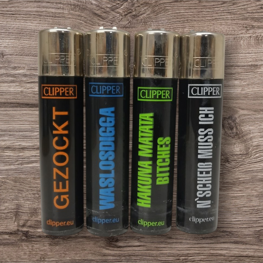 Clipper Large 4er Set - Sentences XX - Red Pin