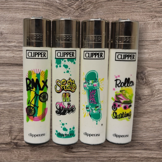 Clipper Large 4er Set - Skate Or Die - Red Pin