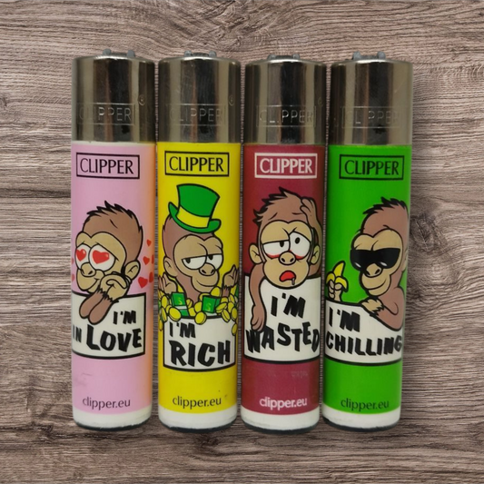 Clipper Large 4er Set - I Am - Red Pin