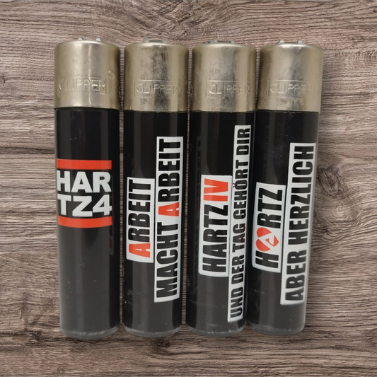 Clipper Large 4er Set - Hartz 4 - Red Pin