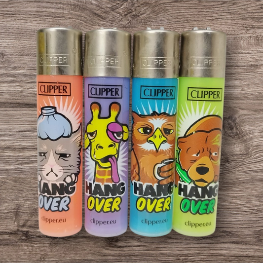 Clipper Large 4er Set - Hang Over - Red Pin