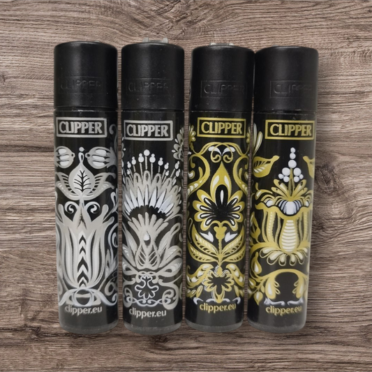 Clipper Large 4er Set - Tribez Flowers - Red Pin Erste Auflage