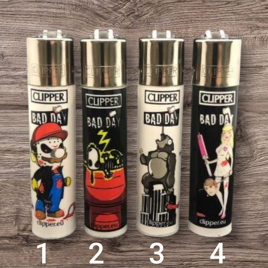 Clipper Large - Bad Day - Red Pin