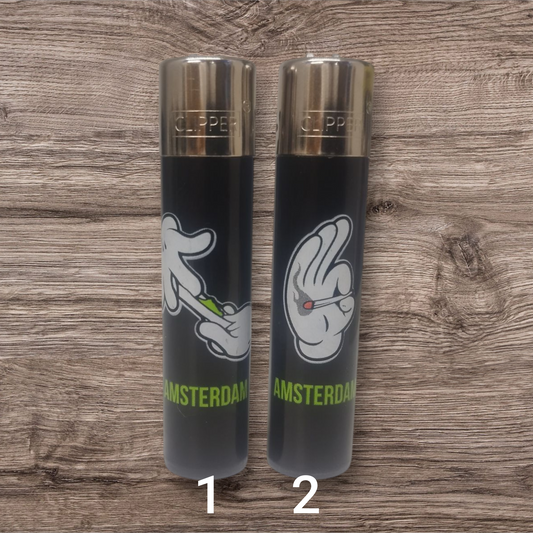 Clipper Large - Cartoon Hands Amsterdam - Red Pin