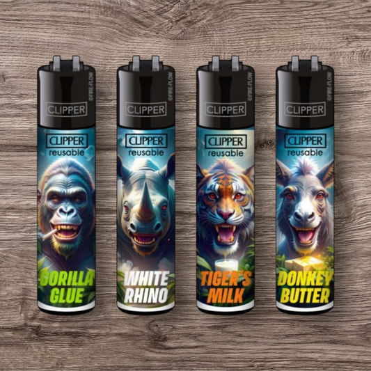 Clipper Large 4er Set FFX - Blazing Animals 2 -