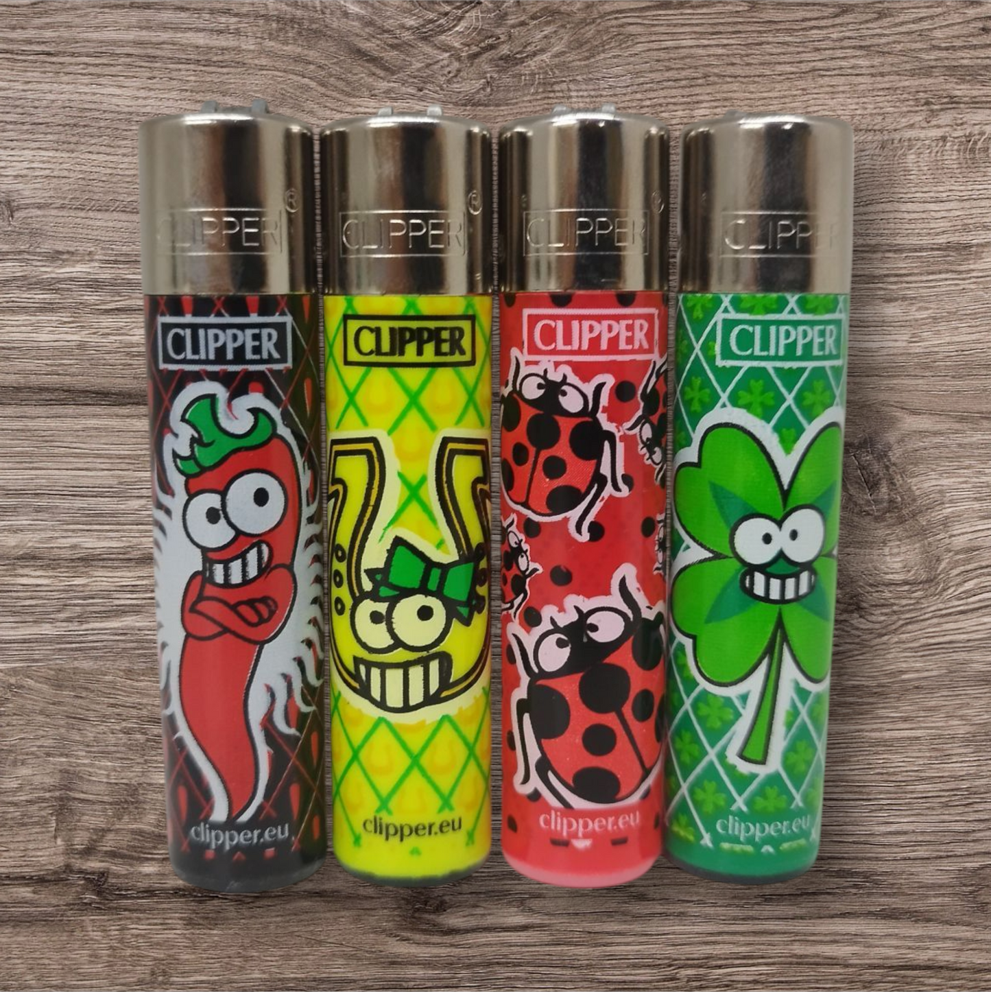 Clipper Large 4er Set - Fortuna 12 - Red Pin