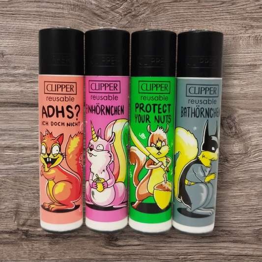 Clipper Large 4er Set - Eichhoernchen -