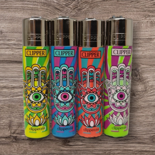 Clipper Large 4er Set - Mandalas 4 Fatima - Red Pin