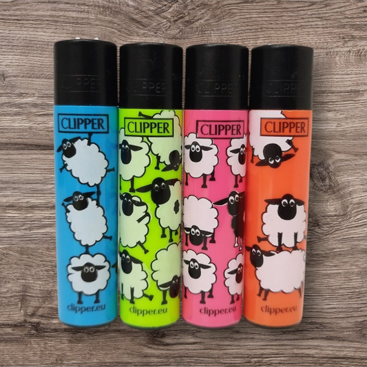 Clipper Large 4er Set - Sheep Fluo -