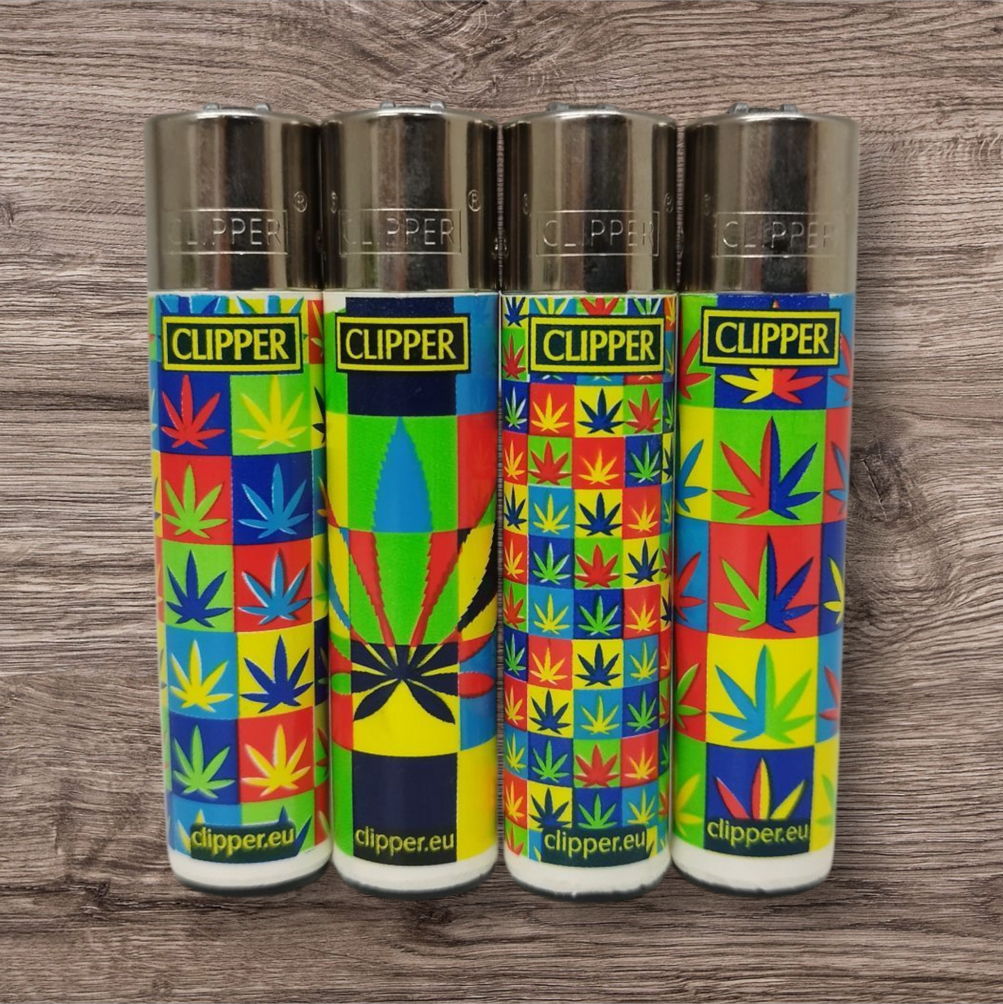 Clipper Large 4er Set - Pop Art Leaves -