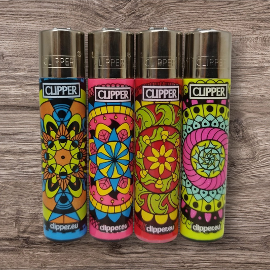 Clipper Large 4er Set - Mandala Patern -