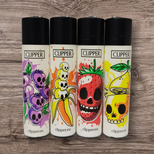 Clipper Large 4er Set - Fruit Skulls -