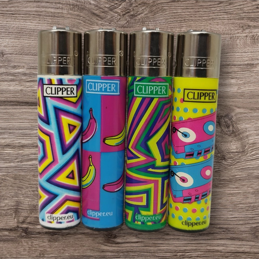 Clipper Large 4er Set - Pop Art 3 - Red Pin