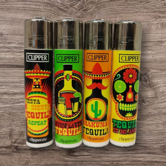 Clipper Large 4er Set - Tequila Time - Red Pin