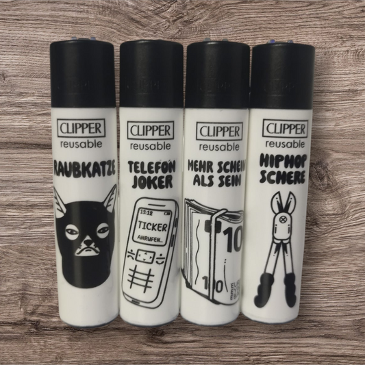 Clipper Large 4er Set - Junkie Tattoo -