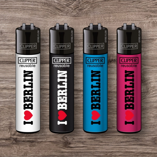 Clipper Large 4er Set - I Love Berlin FF -