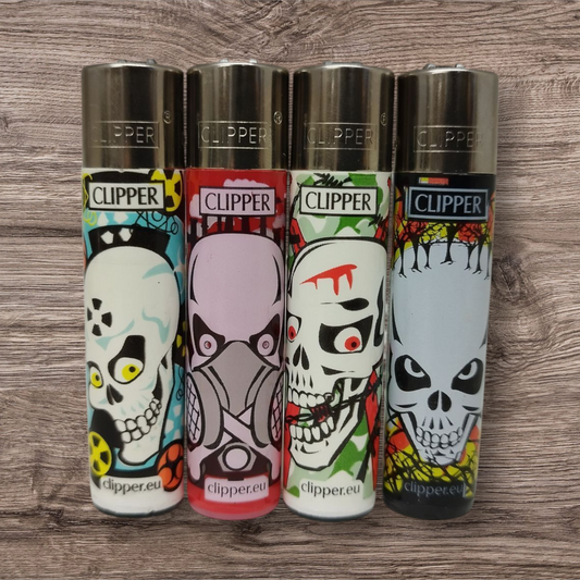 Clipper Large 4er Set - Skulls Kill -