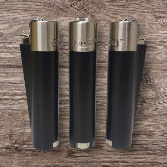 Clipper Metall - Silber Schwarz -