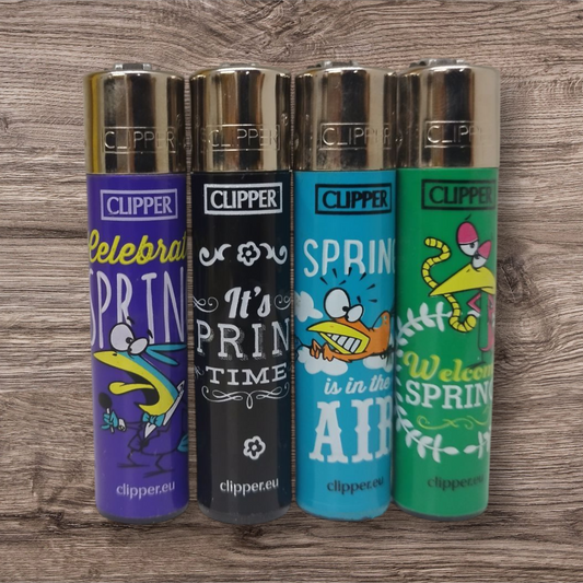 Clipper Large 4er Set - Spring - Red Pin