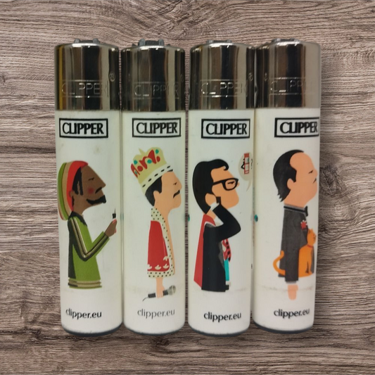 Clipper Large 4er Set - Tutti Confetti - Red Pin