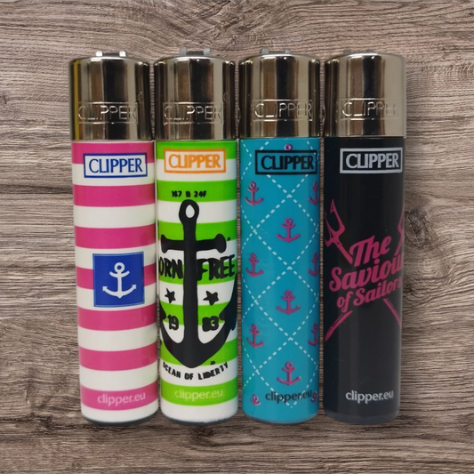 Clipper Large 4er Set - Maritim - Red Pin