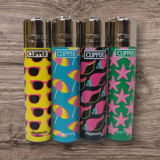 Clipper Large 4er Set - Summer - Red Pin