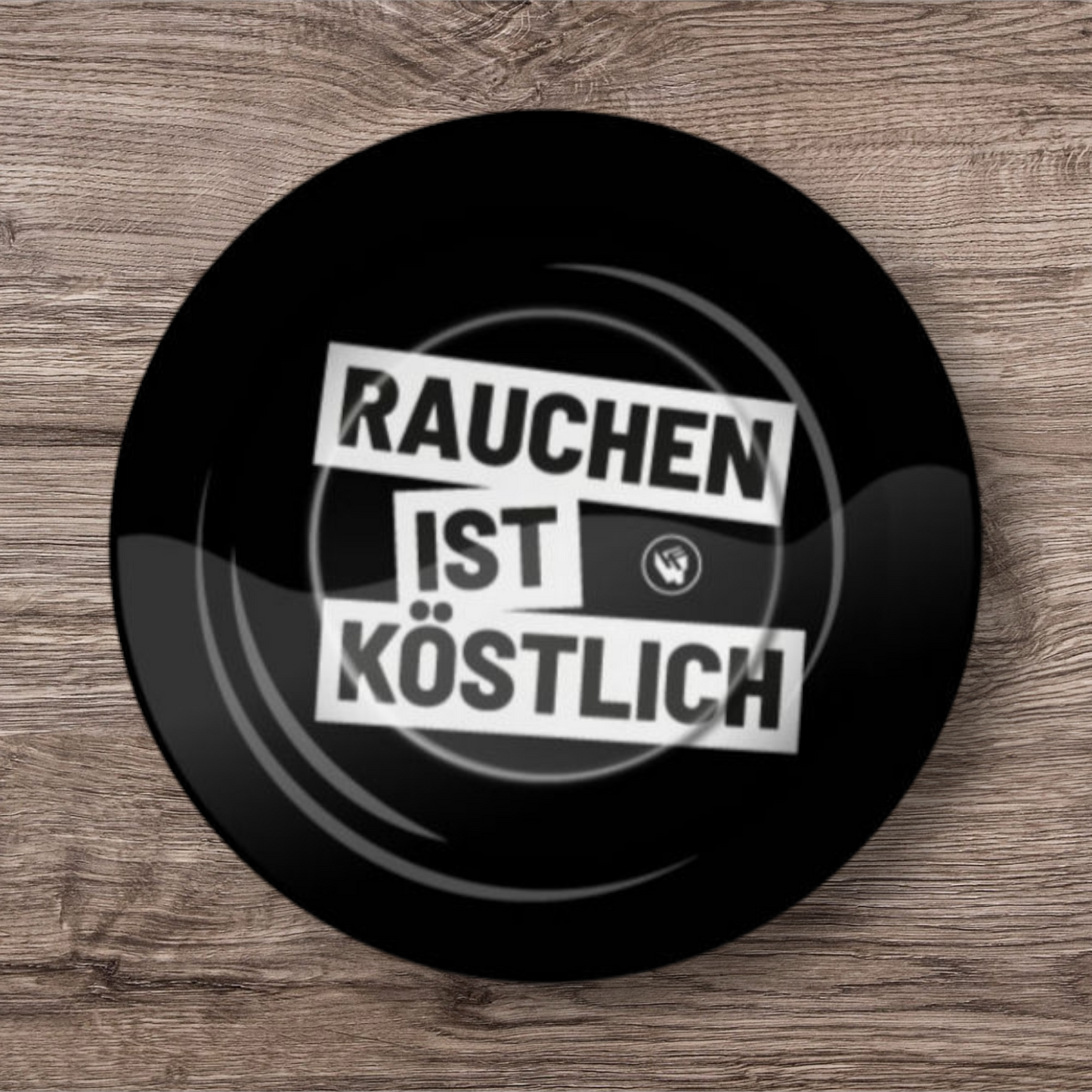 FIRE-FLOW™ Metal Ashtray Rauchen Ist Köstlich (⌀135 mm)