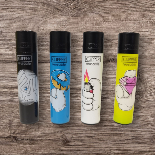 Clipper Large 4er Set - Cartoon Hands #3 -