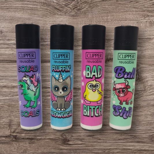 Clipper Large 4er Set - Cute Slogan 2 -