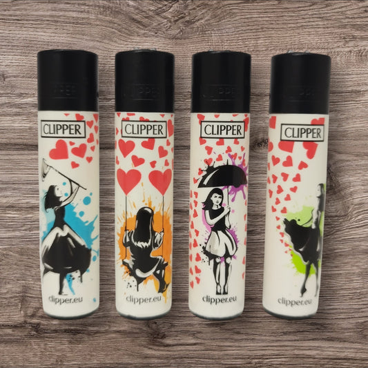 Clipper Large 4er Set - StreetArt Heart 2 -