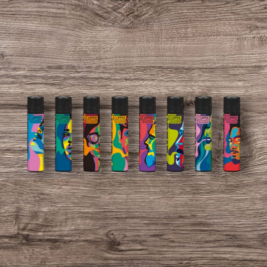 Clipper Large 8er Set - Gizeh Faces -