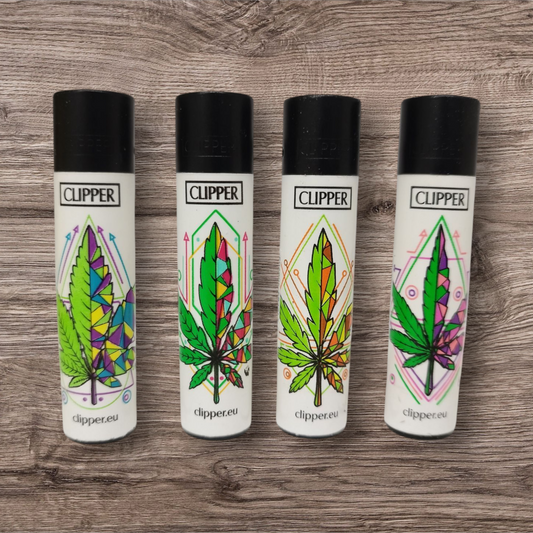 Clipper Large 4er Set - Geometrical Leaves -