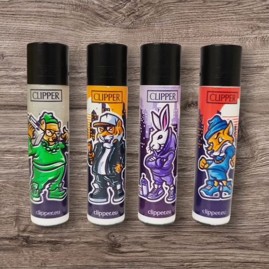 Clipper Large 4er Set  - Ghetto Animals -