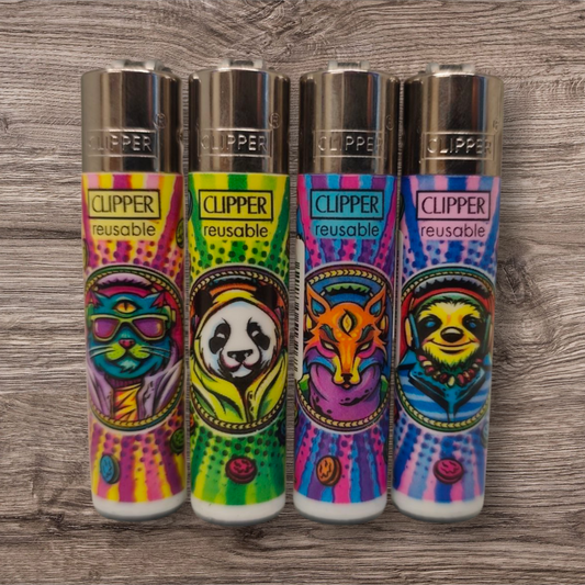 Clipper Micro 4er Set - Rave Animals -