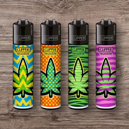 Clipper Large 4er Set - Colored Leaves -