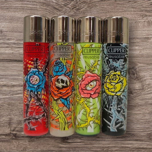 Clipper Large 4er Set - Thorns & Roses -