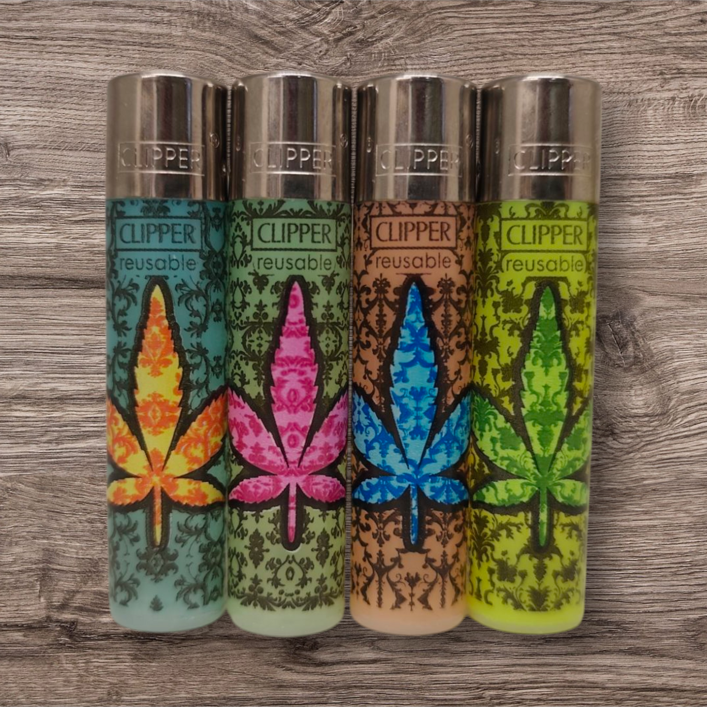 Clipper Large 4er Set - Baroque Grass -