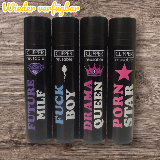 Clipper Large 4er Set FFX - Adult Slogan -