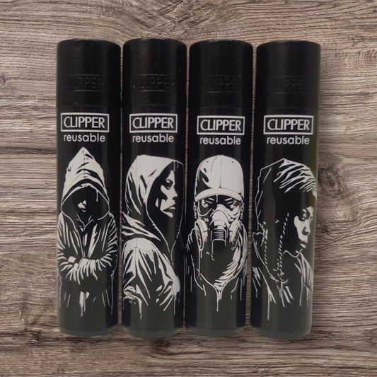 Clipper Large 4er Set - Stencil Style -