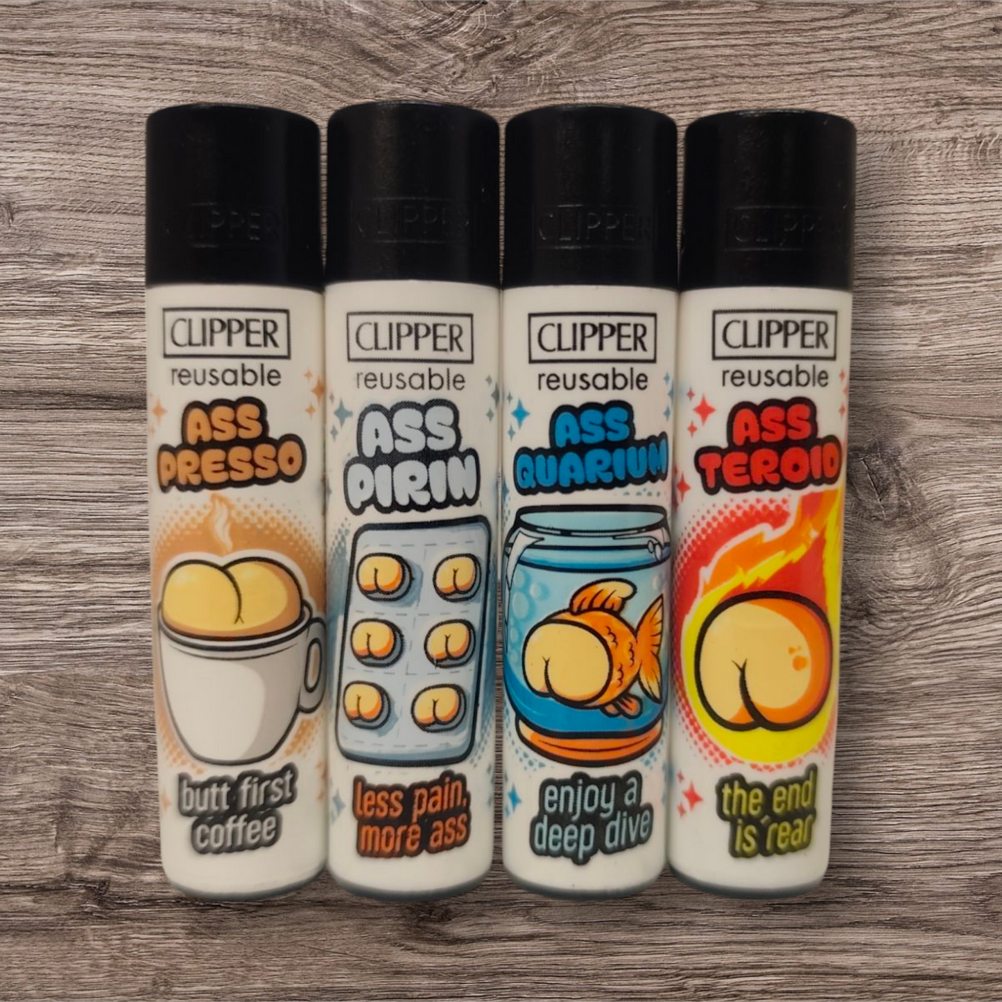 Clipper large 4er Set - Ass Collection 2 -