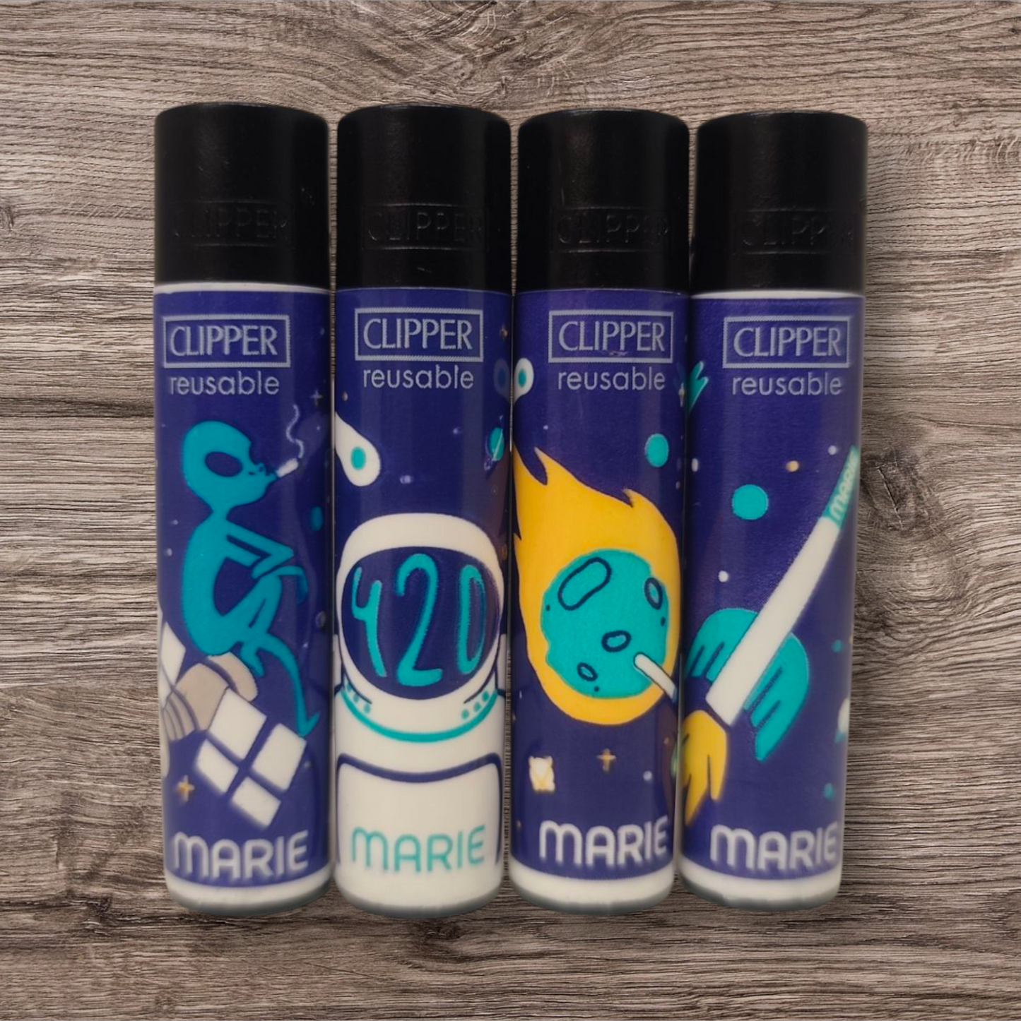 Clipper large 4er Set - Marie Weltall -