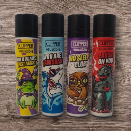 Clipper Large 4er Set - Mix Slogan 10 -