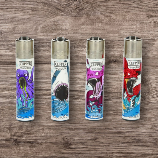 Clipper Large 4er Set - Sea Monsters -