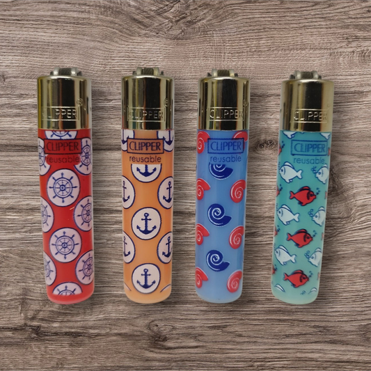 Clipper Micro 4er Set  - Marine Pattern -