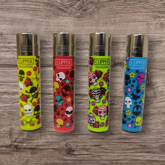 Clipper Large 4er Set - Natural Skulls 2 -
