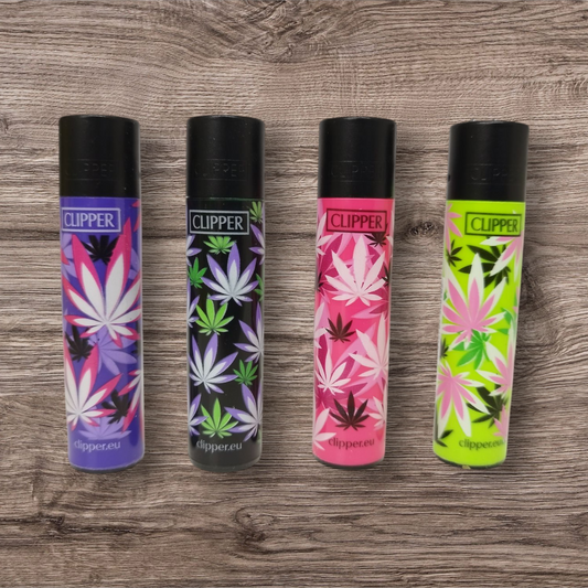 Clipper Large 4er Set - Pink Leaves 31 -