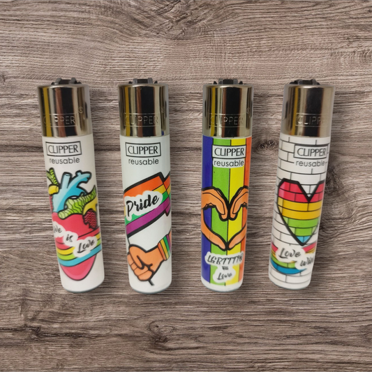Clipper Large 4er Set - Rainbow Pride -